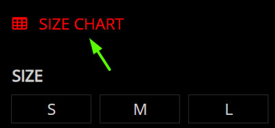 How to find the Size Chart